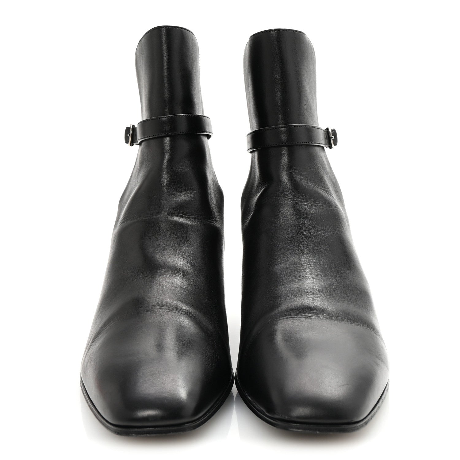 Saint Laurent Calfskin Mens Terry 45 Boots 42 Black 3 of 10