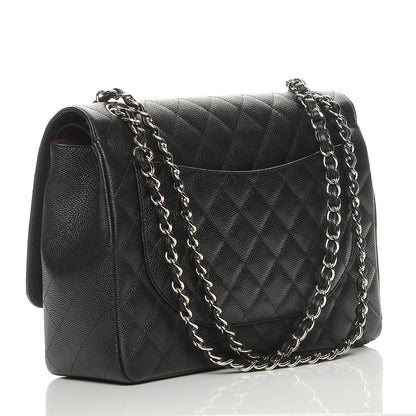 Chanel Caviar Quilted Maxi Double Flap Black 3 of 7