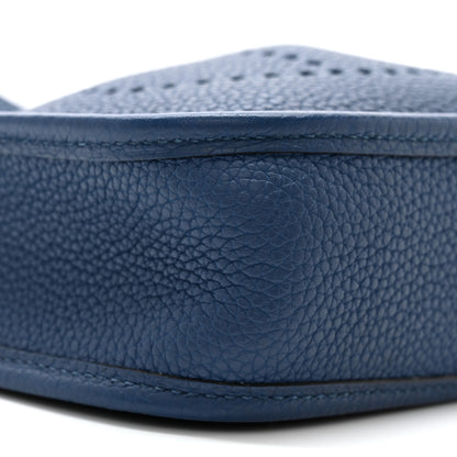 Hermes Taurillon Maurice Zigzag Evelyne TPM Deep Bleu Black White Deep Bleu 9 of 11