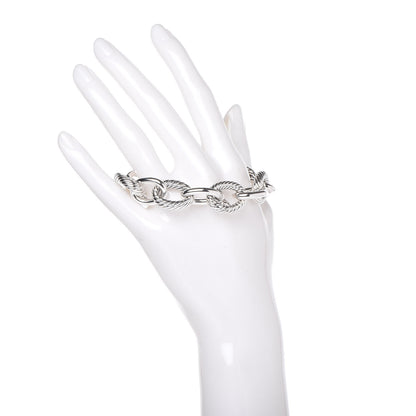 David Yurman Sterling Silver 17mm Extra Large Oval Link Bracelet 2 of 6