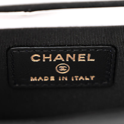 Chanel Lambskin Quilted Mini Trendy CC Chain Wallet Black 6 of 10