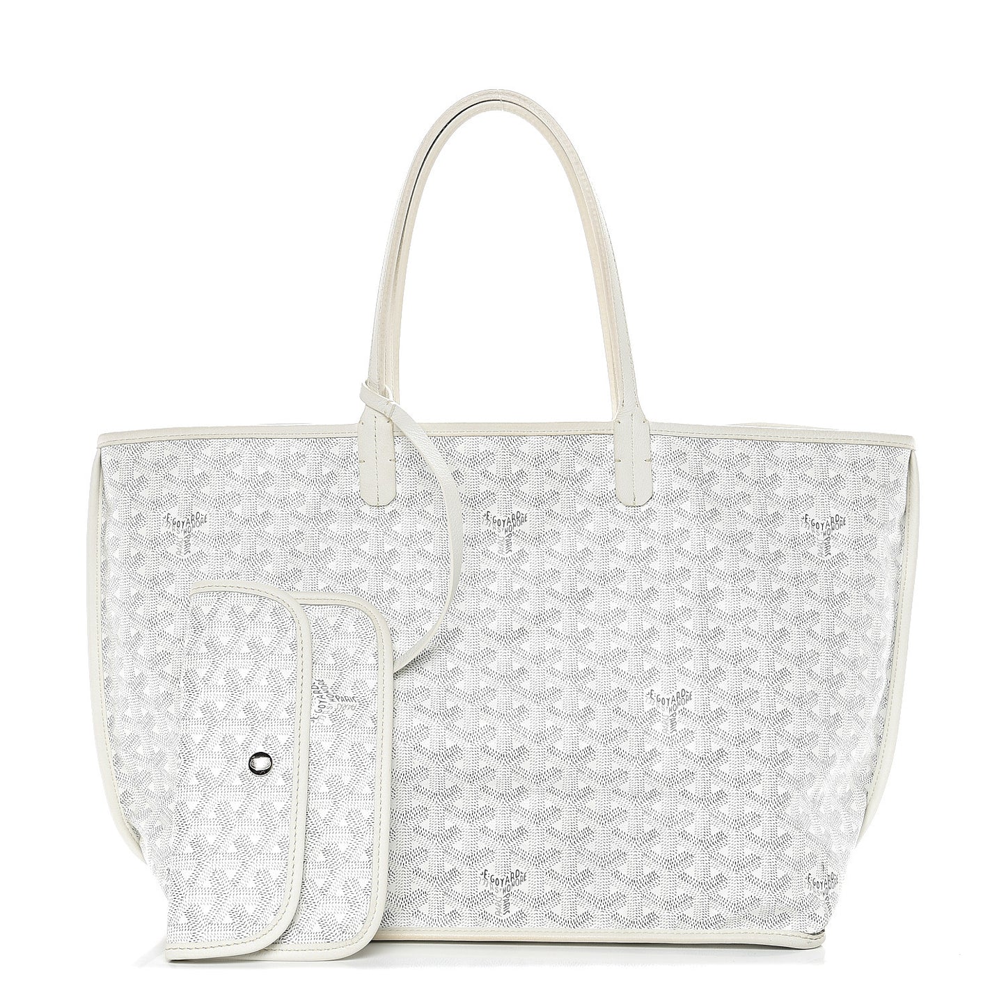 Goyardine Reversible Anjou PM White