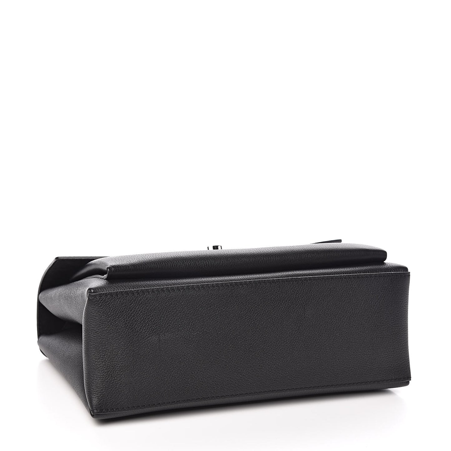 Soft Calfskin My Lockme Top Handle Black
