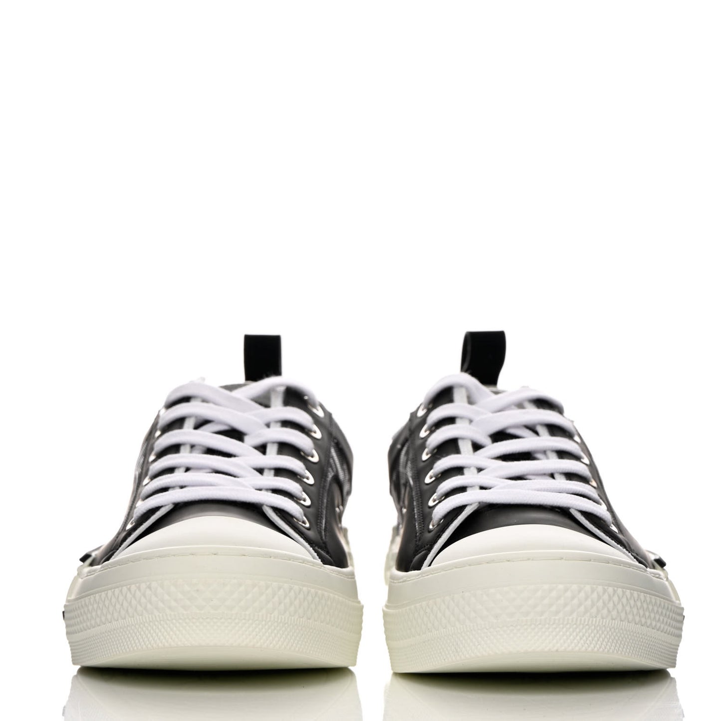 Technical Canvas Mesh Oblique Printed Mens B23 Low Top Sneaker 42 Black Beige