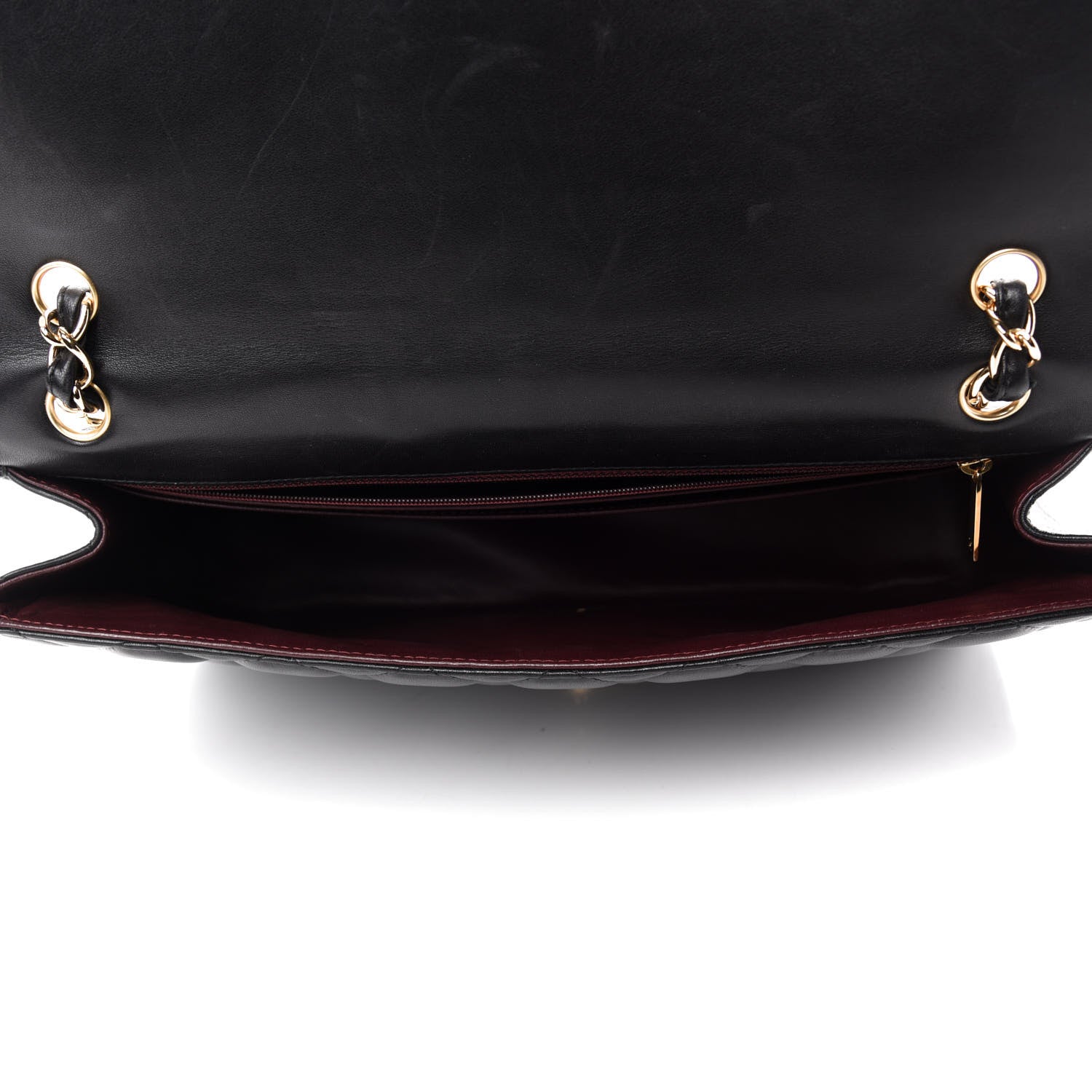 Chanel Lambskin Quilted Maxi Single Flap Black 6 of 13