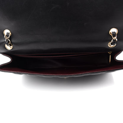 Chanel Lambskin Quilted Maxi Single Flap Black 6 of 13