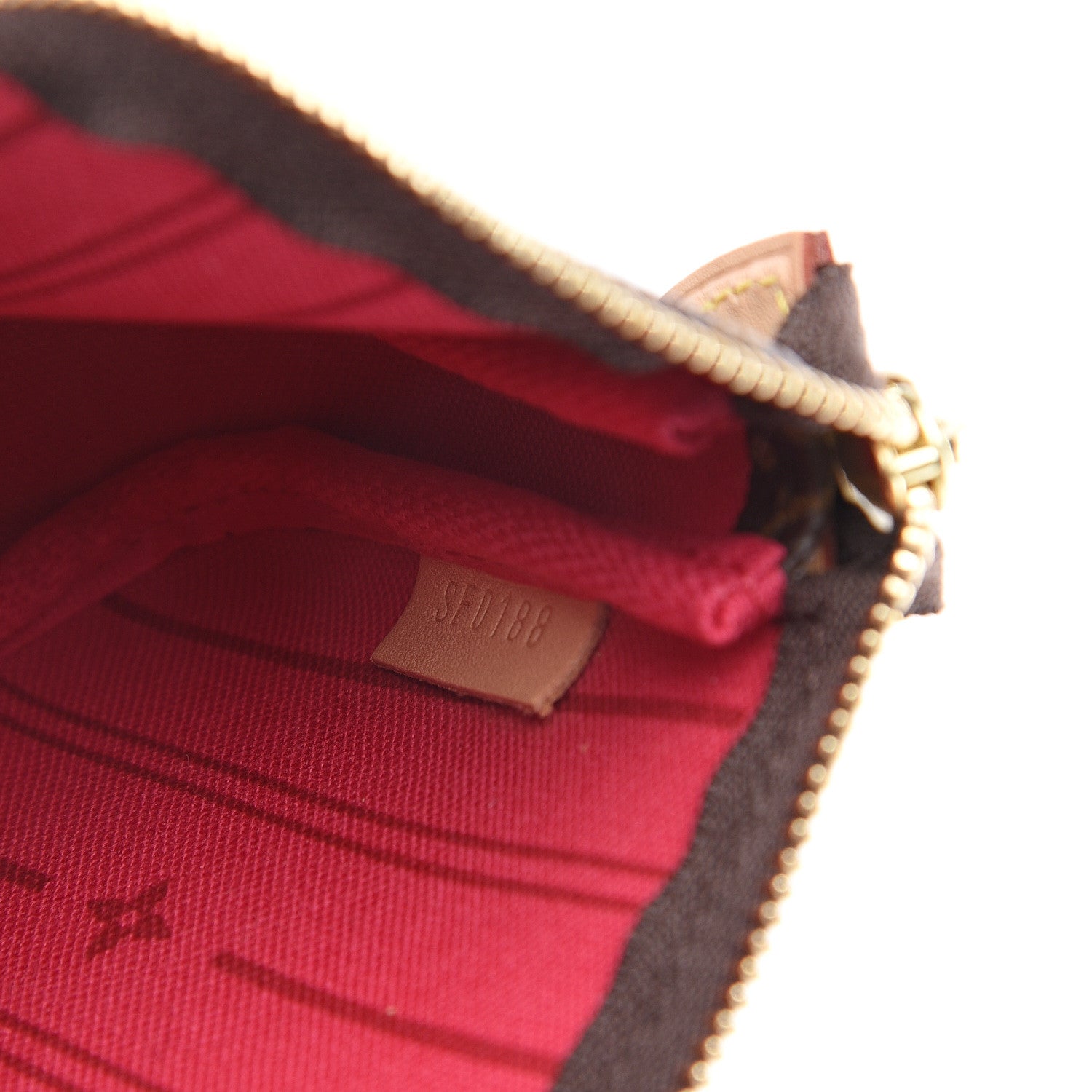 Louis Vuitton Monogram My LV Heritage Mini Pochette Accessories Fuchsia Orange 5 of 5