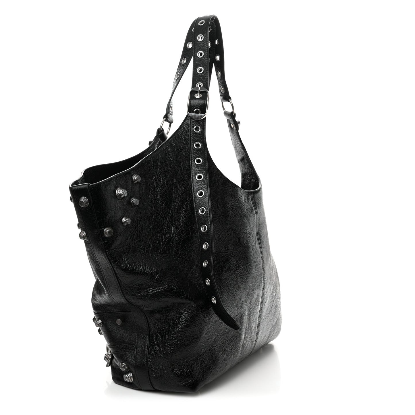 Agneau Arena Large Le Cagole Carry All Bag Black
