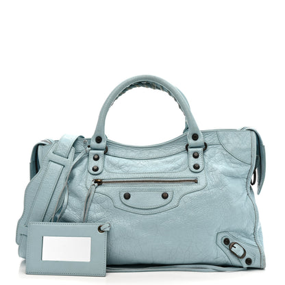 Balenciaga Agneau Classic Hardware City Bleu Dragee 3 of 11