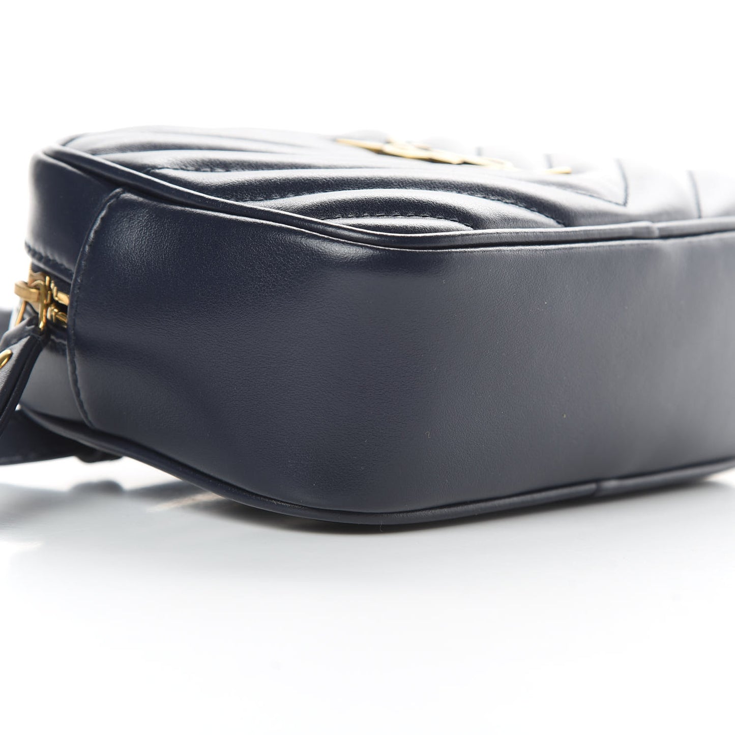 Calfskin Matelasse Monogram Lou Belt Bag Blue