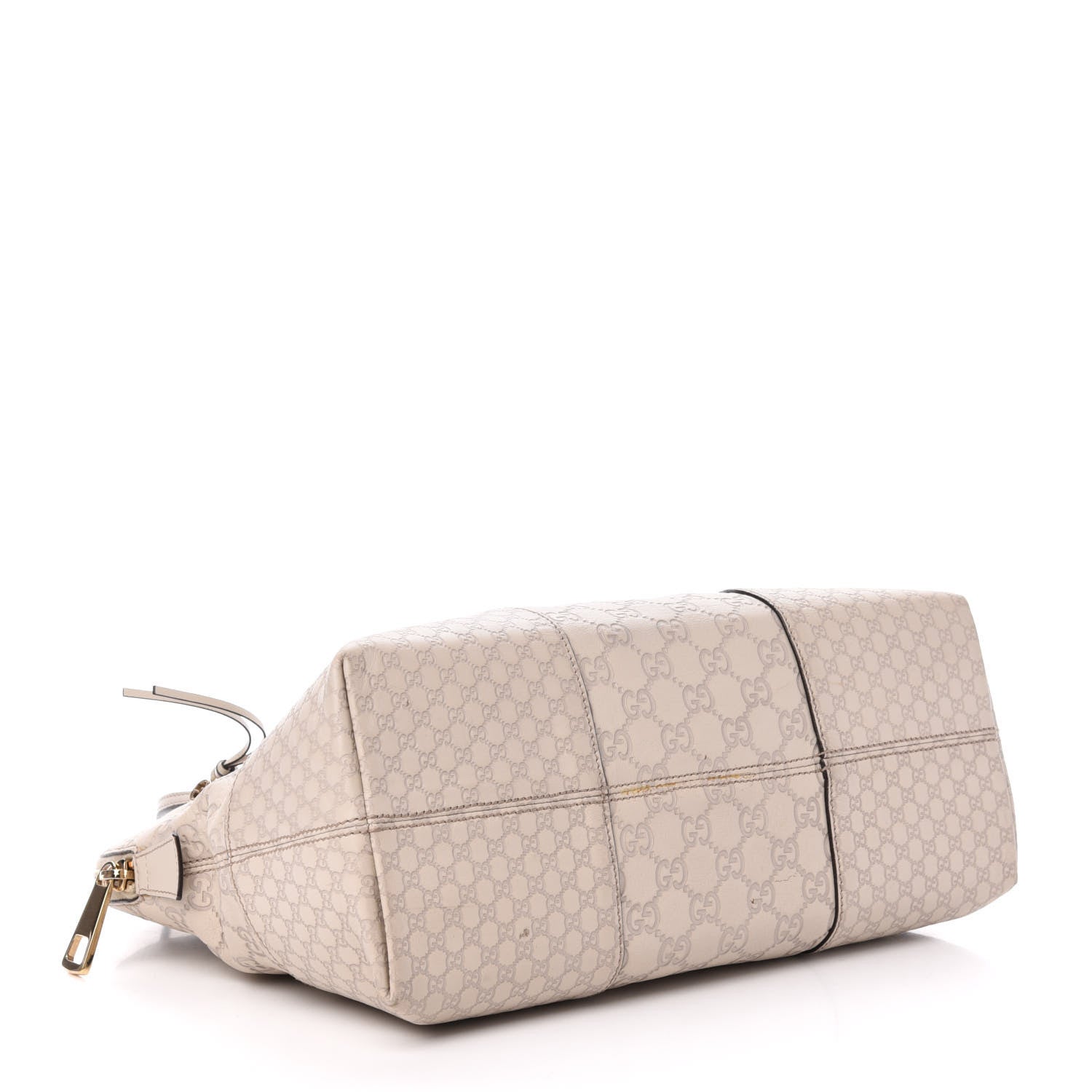 Gucci Guccissima Medium Bree Shoulder Bag Off White 4 of 13