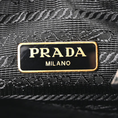 Prada Velvet Nappa Mini Re-Edition Shoulder Bag Black 6 of 10