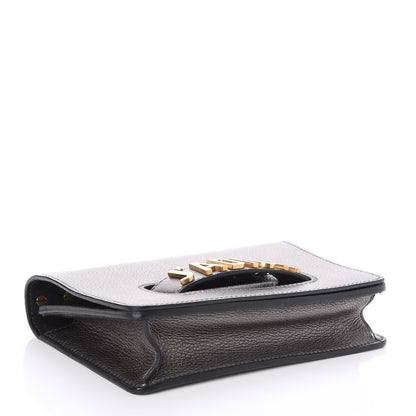 Christian Dior Metallic Grained Calfskin J'Adior Chain Flap Bag Gunmetal 4 of 7