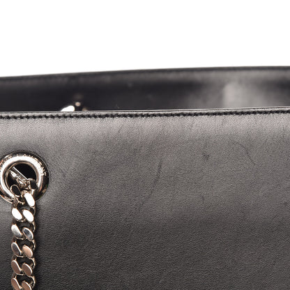 Saint Laurent Calfskin Classic Monogram Shopping Bag Black 11 of 20