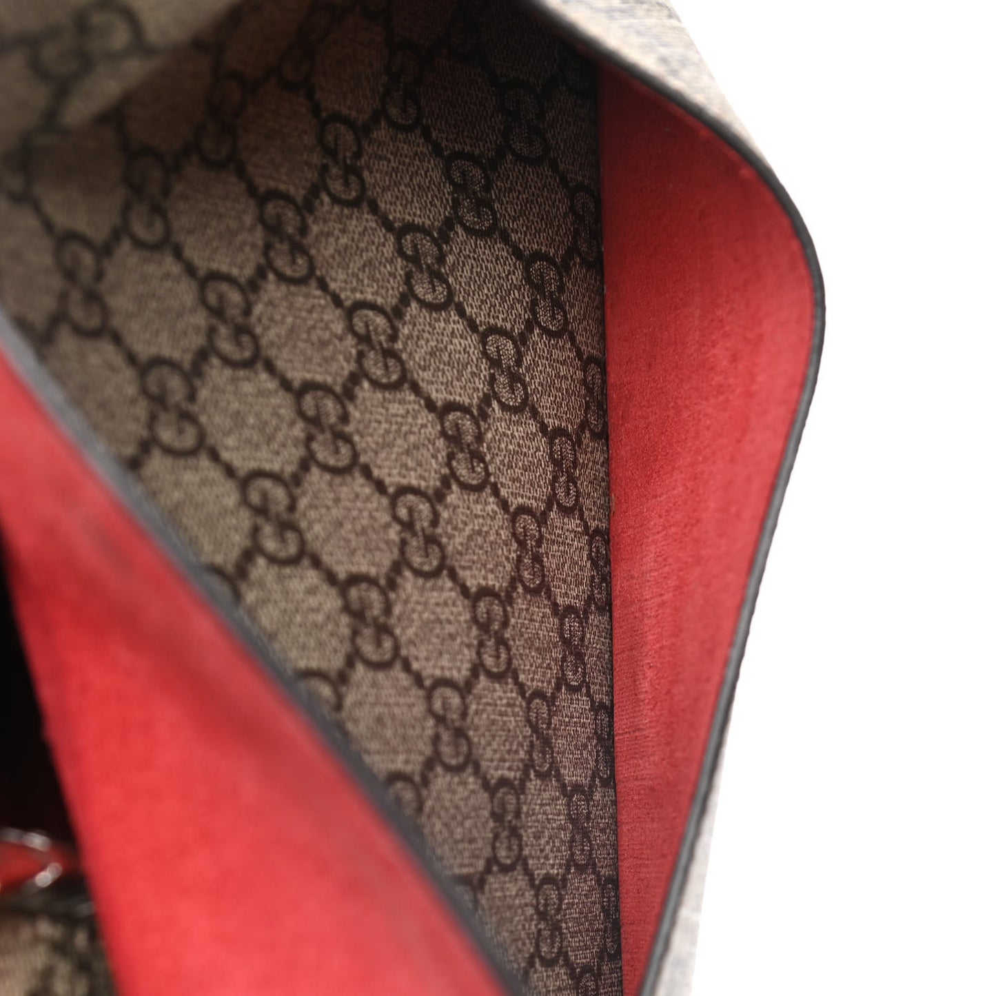 GG Supreme Monogram Small Dionysus Shoulder Bag Red