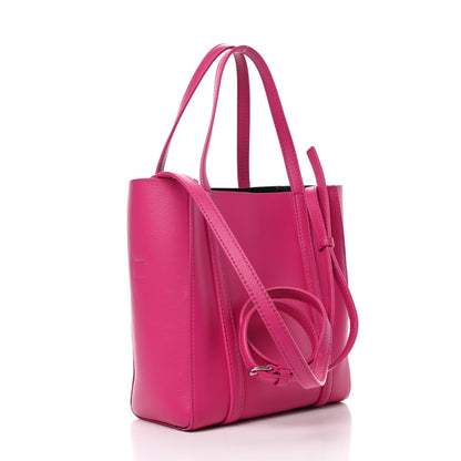 Balenciaga Calfskin XXS Everyday Tote Rose Magenta Black 3 of 10