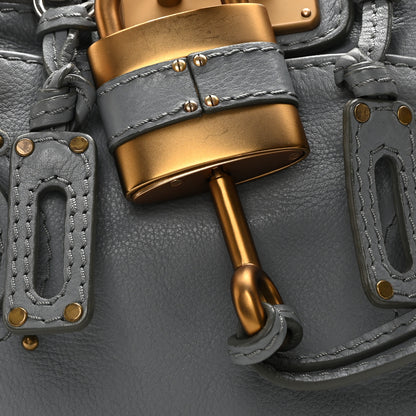 Chloe Calfskin Medium Paddington Satchel Gray 8 of 10