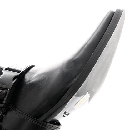 Prada Spazzolato Rois Neoprene 50mm Western Tall Boots 37 Black 9 of 10