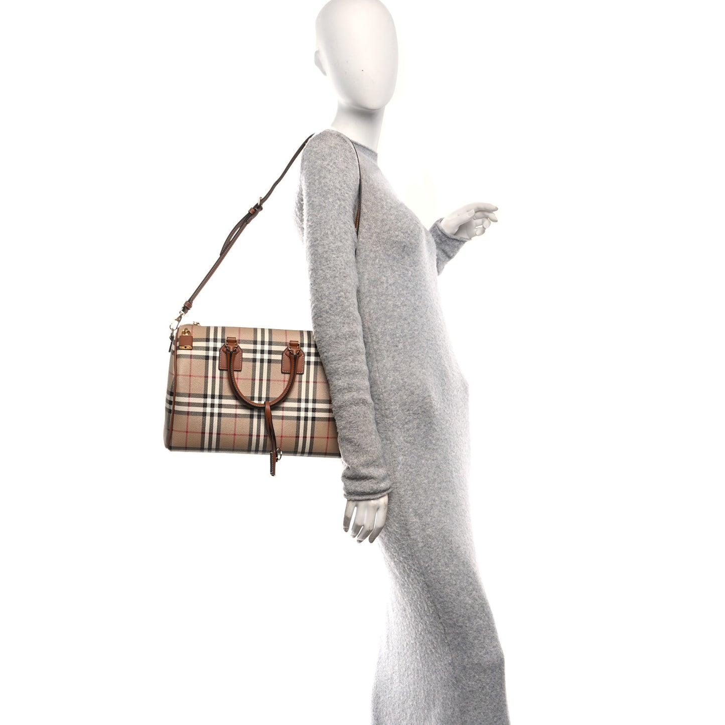 Horseferry Check Medium Bowling Bag Tan