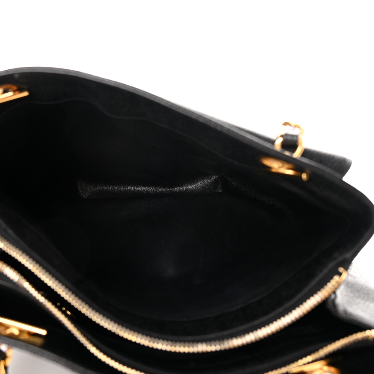 Chanel Caviar CC Shopper Tote Black 5 of 18