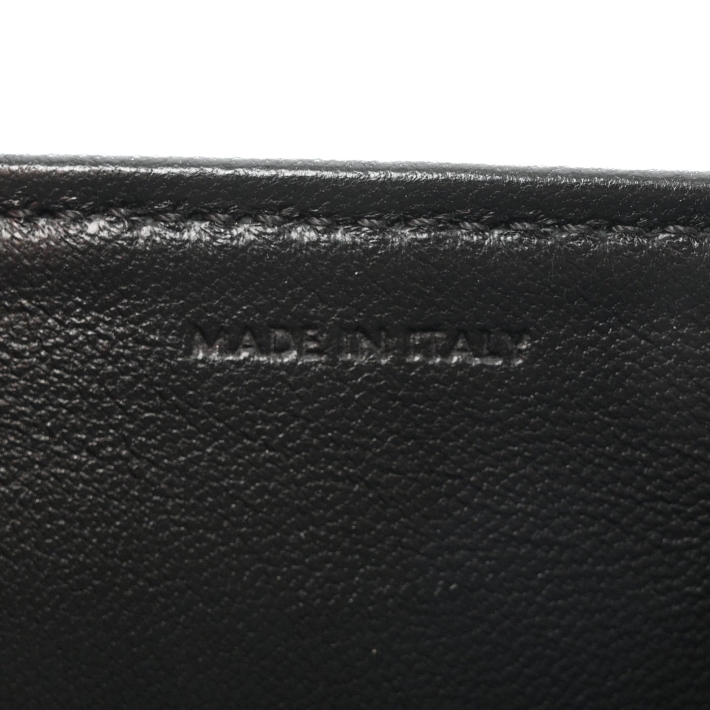 Shiny Calfskin Medium Triomphe Black