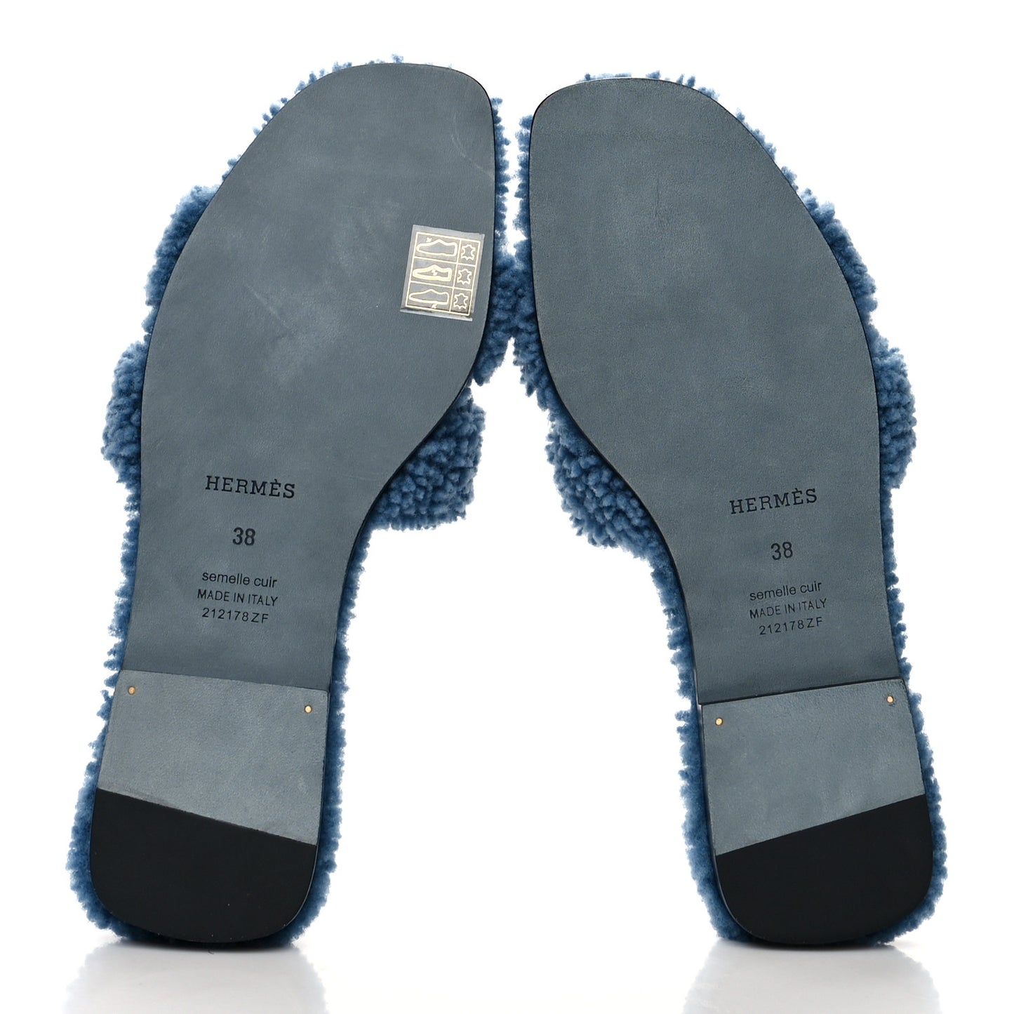 Woolskin Oran Sandals 38 Bleu