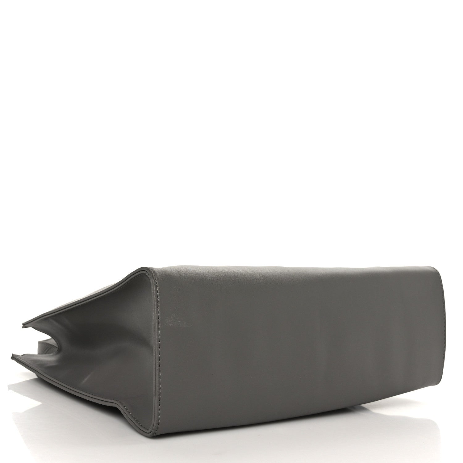 Telfar Vegan Leather Medium Shopping Bag Grey 4 of 9