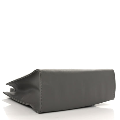 Telfar Vegan Leather Medium Shopping Bag Grey 4 of 9