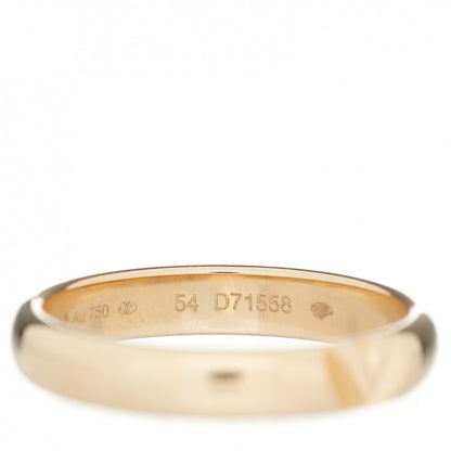 Louis Vuitton 18K Yellow Gold LV Volt Multi Wedding Band Ring 54 7 5 of 6