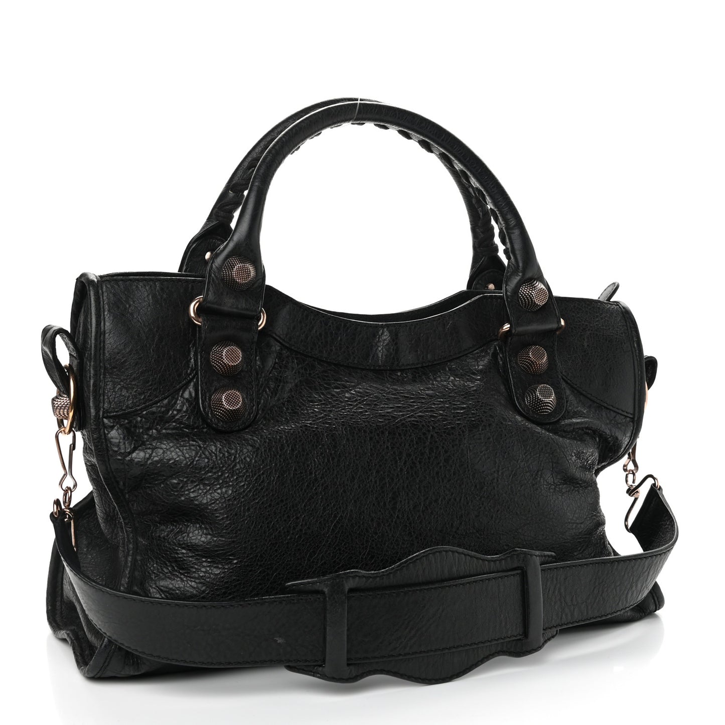 Agneau Giant 21 Rose Gold Hardware City Black
