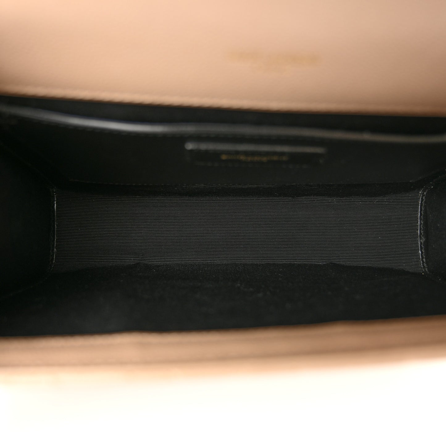 Grain De Poudre Textured Mixed Matelasse Medium Triquilt Monogram Satchel Dark Beige
