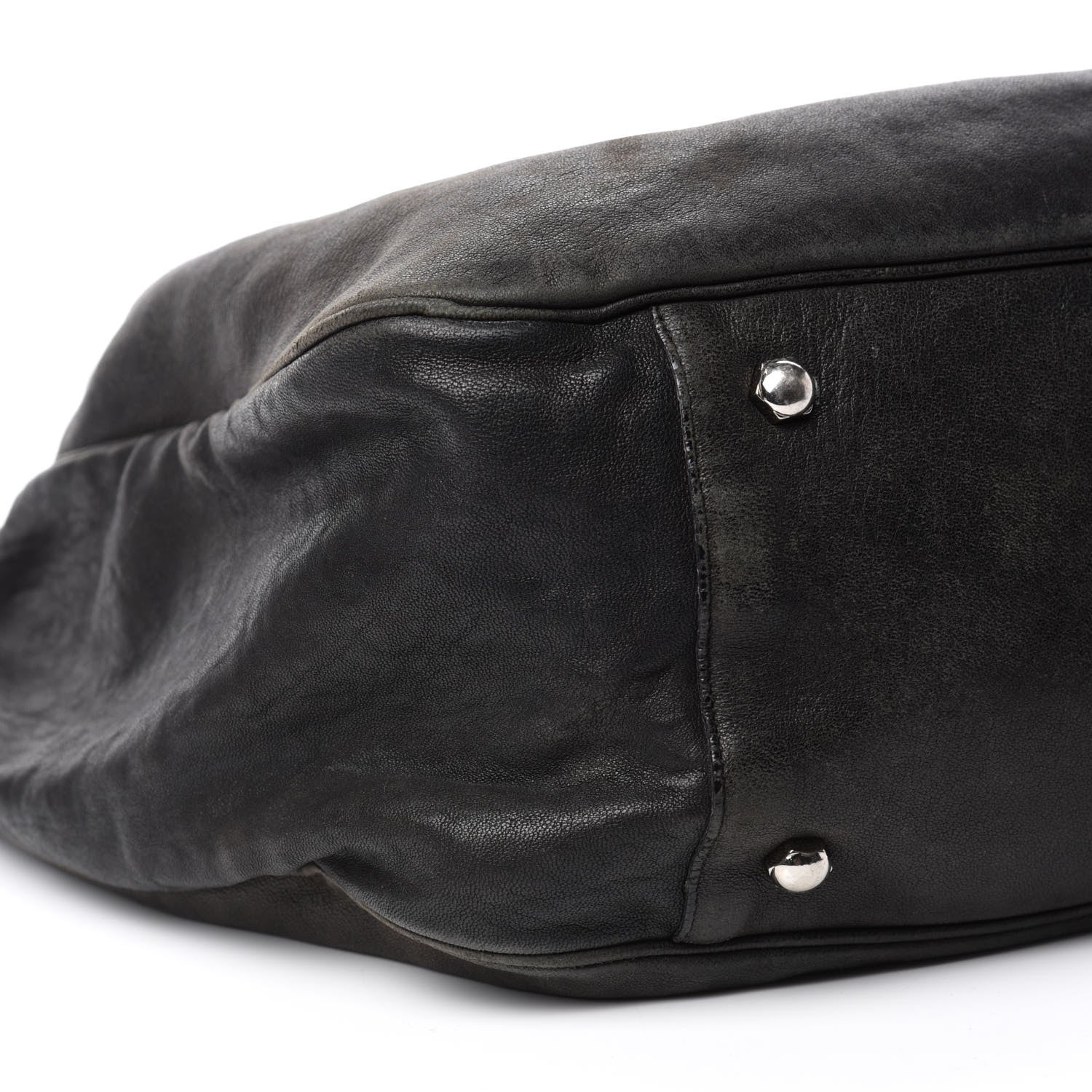Saint Laurent Sheepskin Large Roady Hobo Black 6 of 11