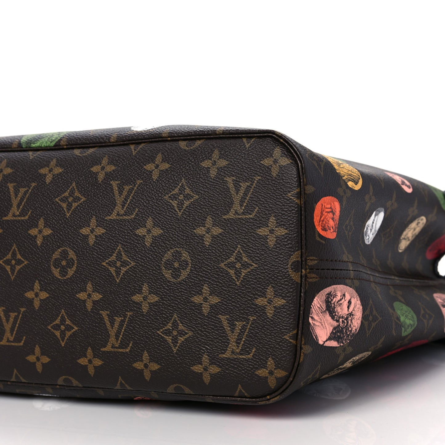 X FORNASETTI Monogram Cameo Neverfull MM