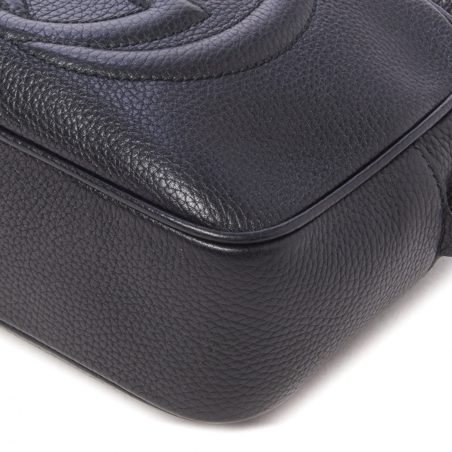 Gucci Pebbled Calfskin Small Soho Disco Bag Black 8 of 9