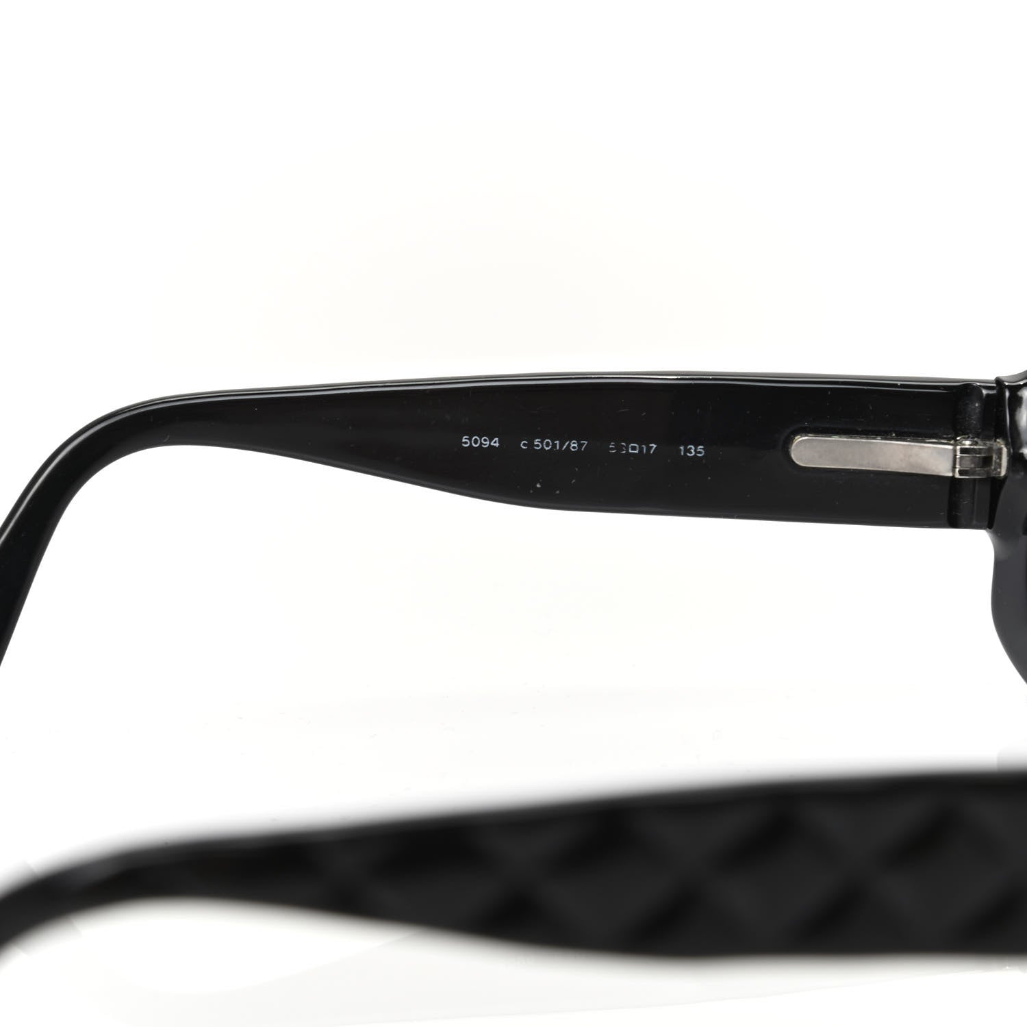 Chanel Acetate Quilted Sunglasses 5094 Black 6 of 8