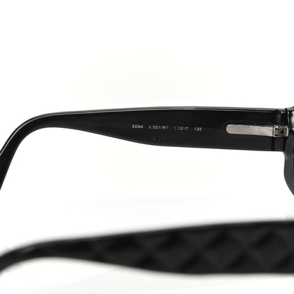 Chanel Acetate Quilted Sunglasses 5094 Black 6 of 8