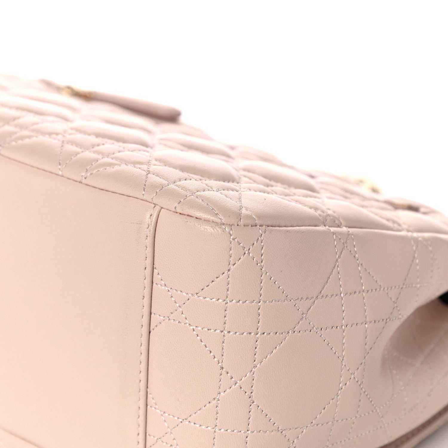 Christian Dior Lambskin Cannage Large Miss Dior Flap Rose Poudre 11 of 15