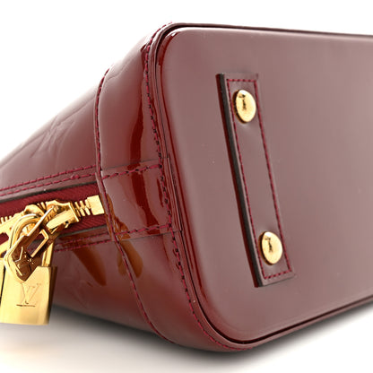 Louis Vuitton Vernis Alma BB Griotte 8 of 12