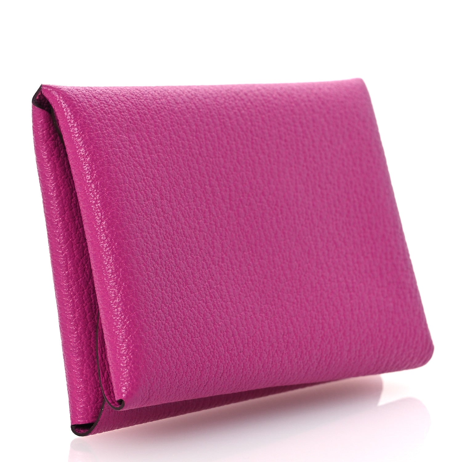 Hermes Chevre Mysore Calvi Duo Card Case Magnolia 3 of 10