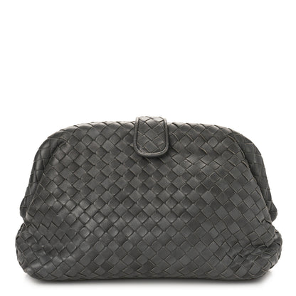 Bottega Veneta Nappa Intrecciato The Lauren 1980 Clutch Ebano 2 of 10