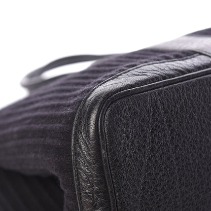 Hermes Ribbed Wool Negonda Garden Party MM 36 Black 9 of 13