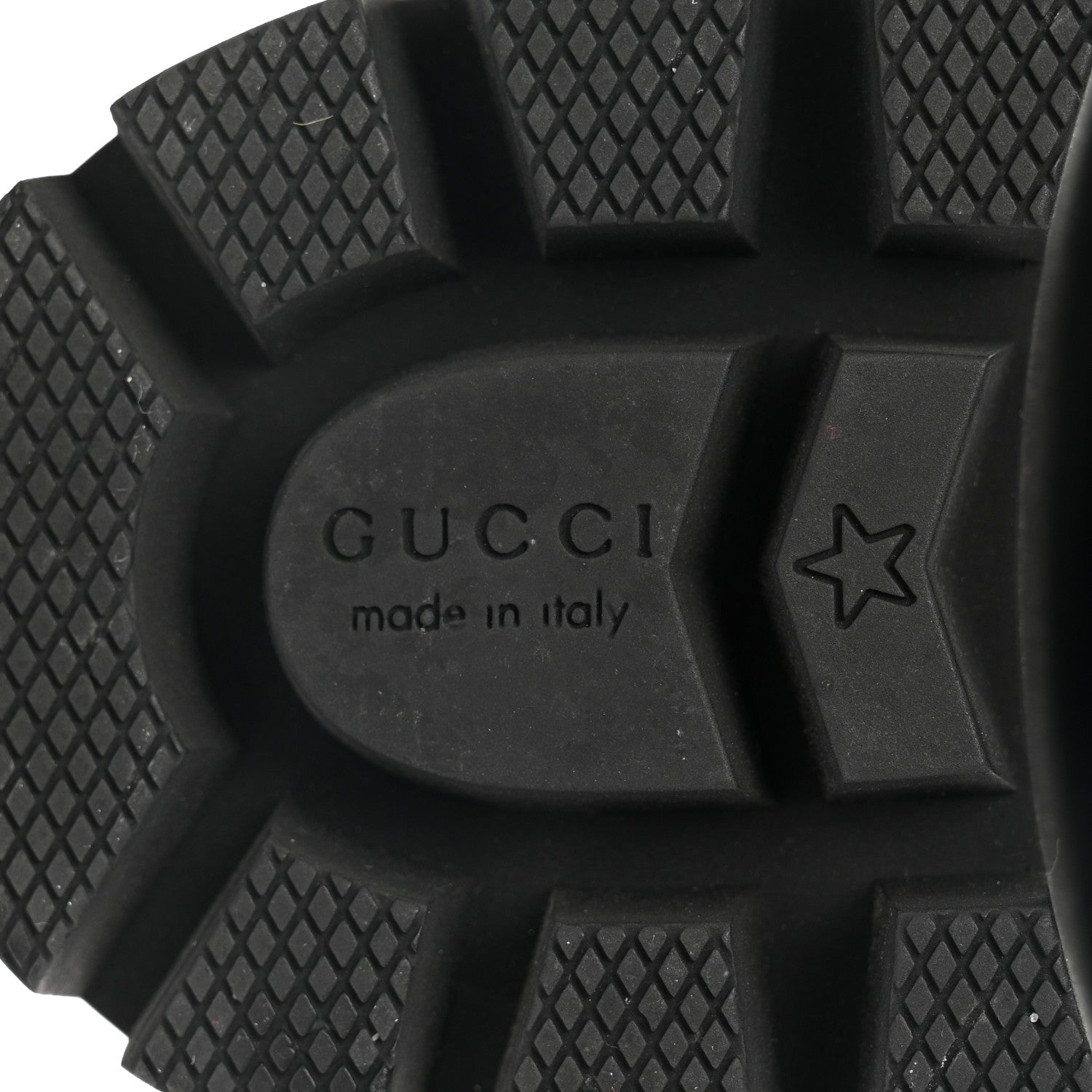Gucci Apollo Calfskin GG Supreme Nappa Samoa Quilted Lace Up Ankle Boots 35 Black 6 of 12