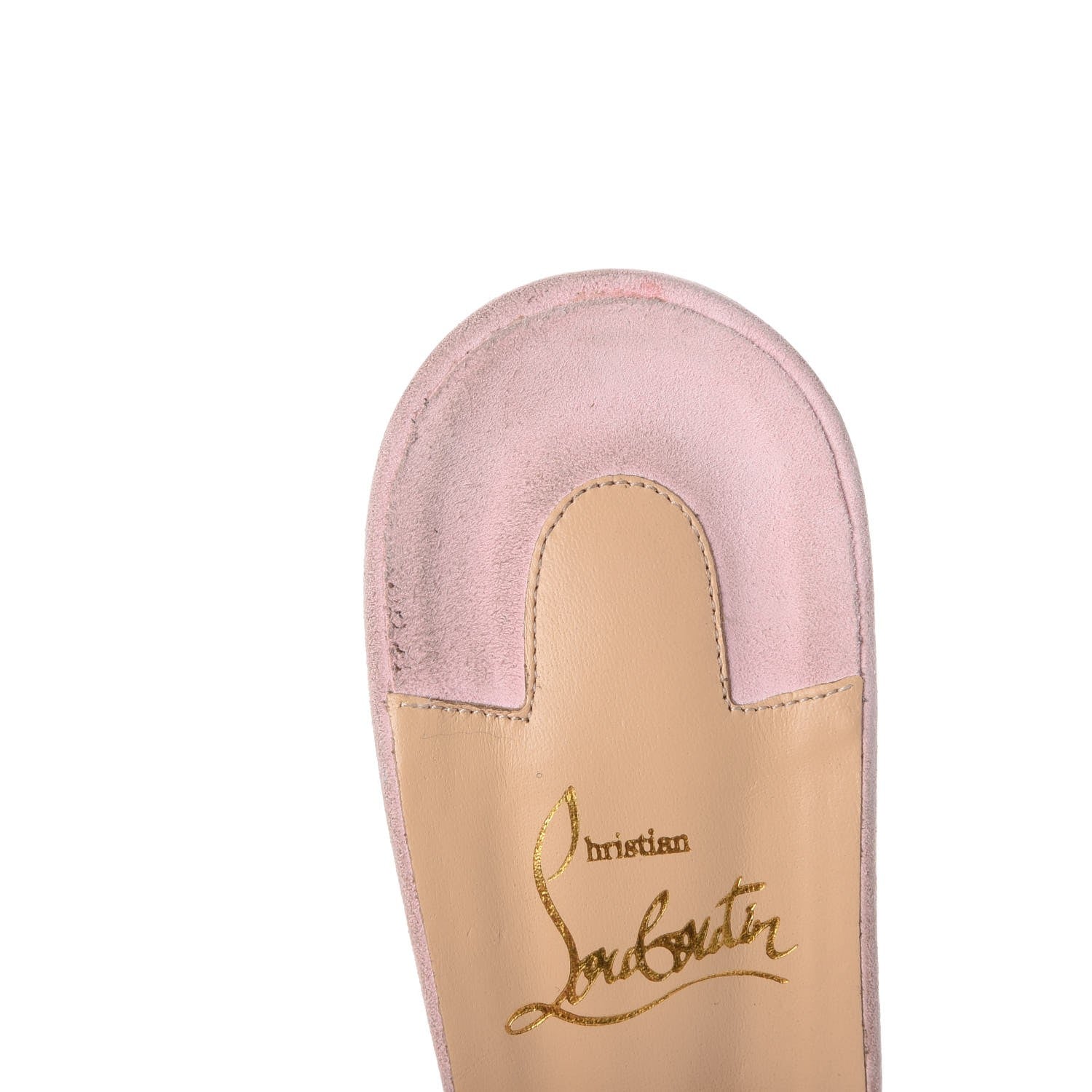 Christian Louboutin Suede Submuline 120 Fleur Paillette Slide Sandals 40.5 Pompadour 8 of 12