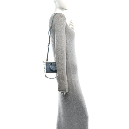 Christian Dior Lambskin Cannage Micro Lady D-Joy Cloud Blue 2 of 14