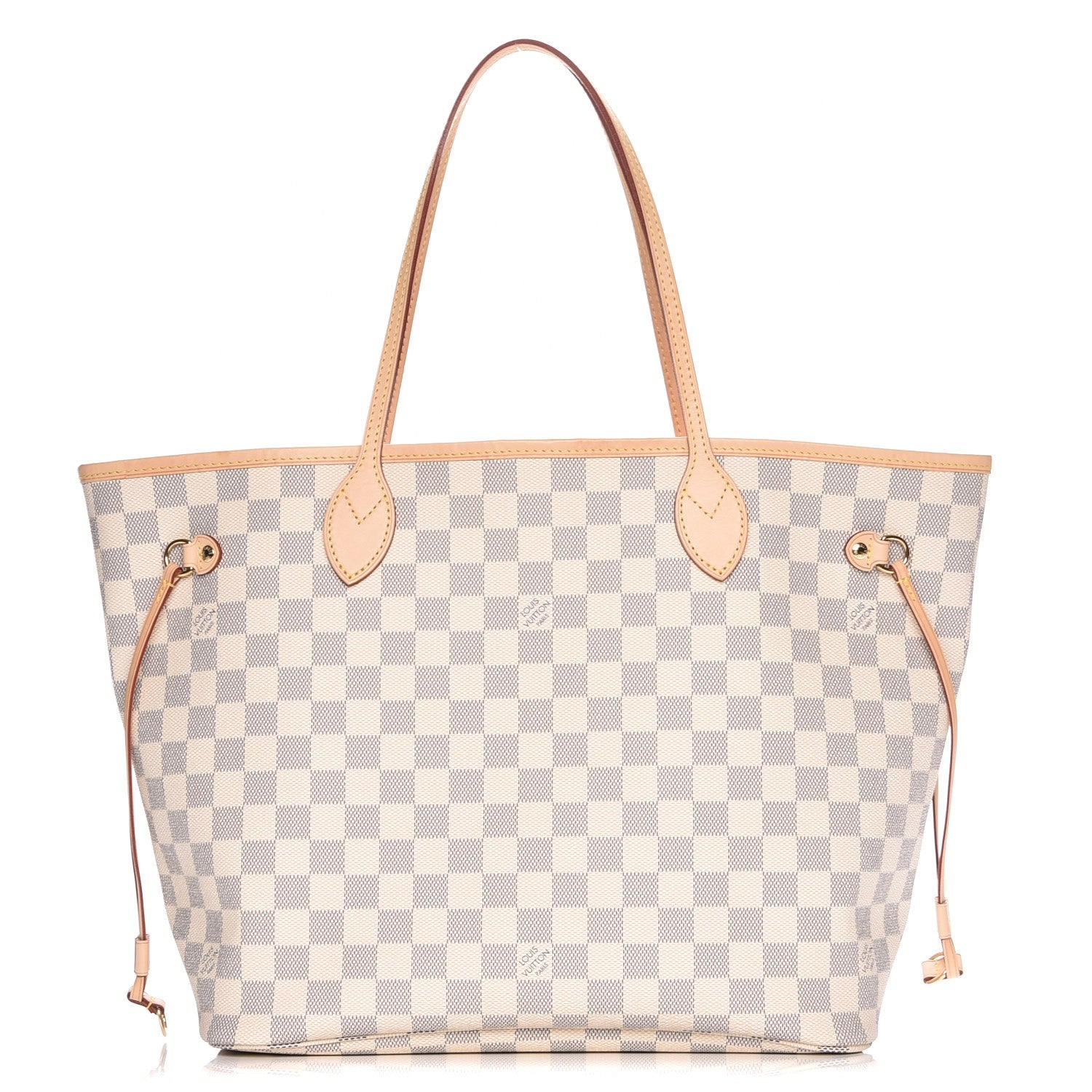 Louis Vuitton Damier Azur Neo Neverfull MM Rose Ballerine 1 of 9