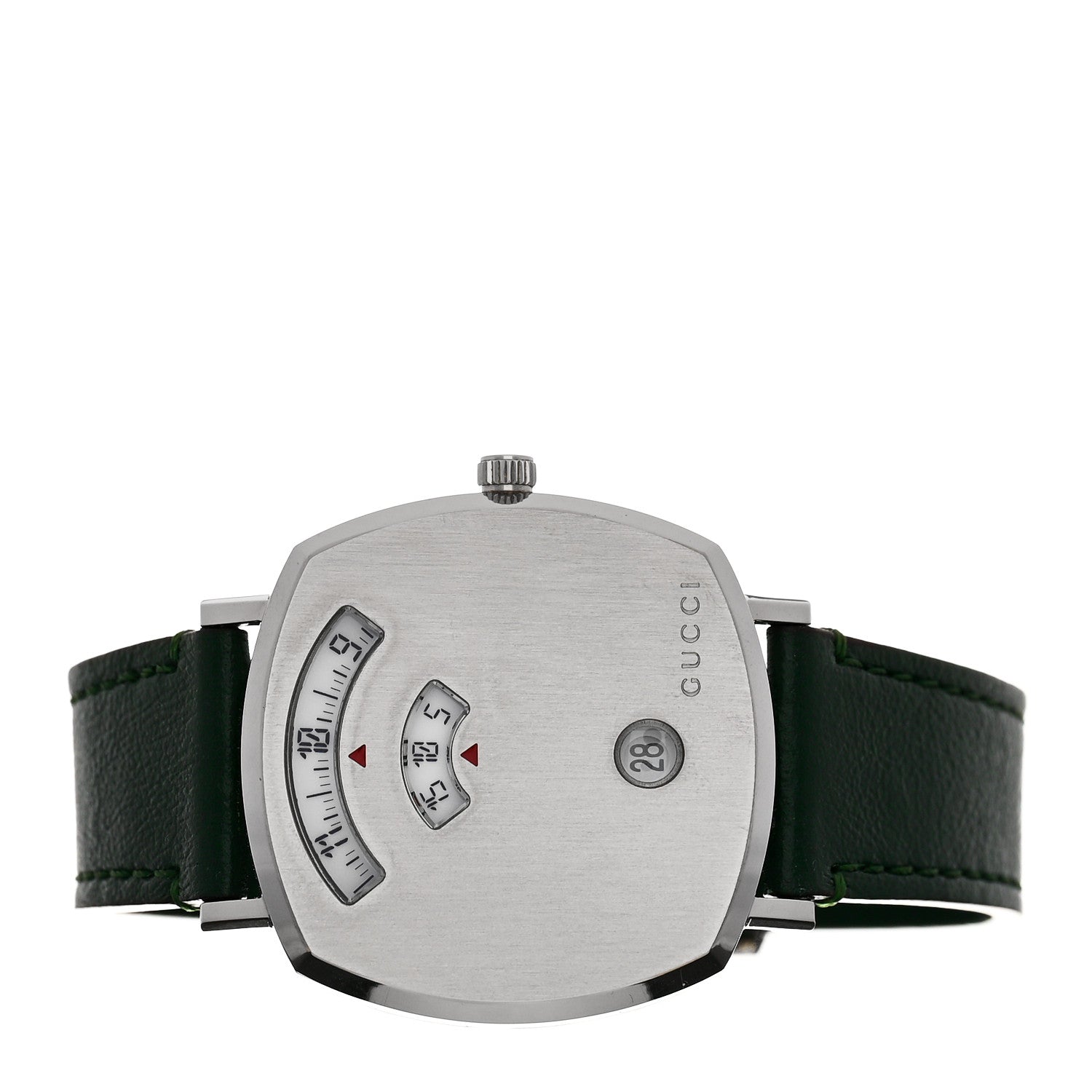 Gucci Stainless Steel Calfskin 35mm Grip Quartz Watch Green