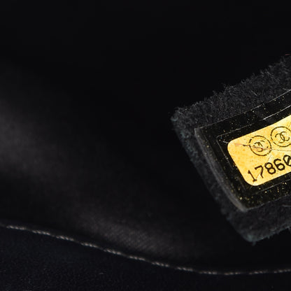 Chanel Calfskin Stitch Medium Flap Black 9 of 12