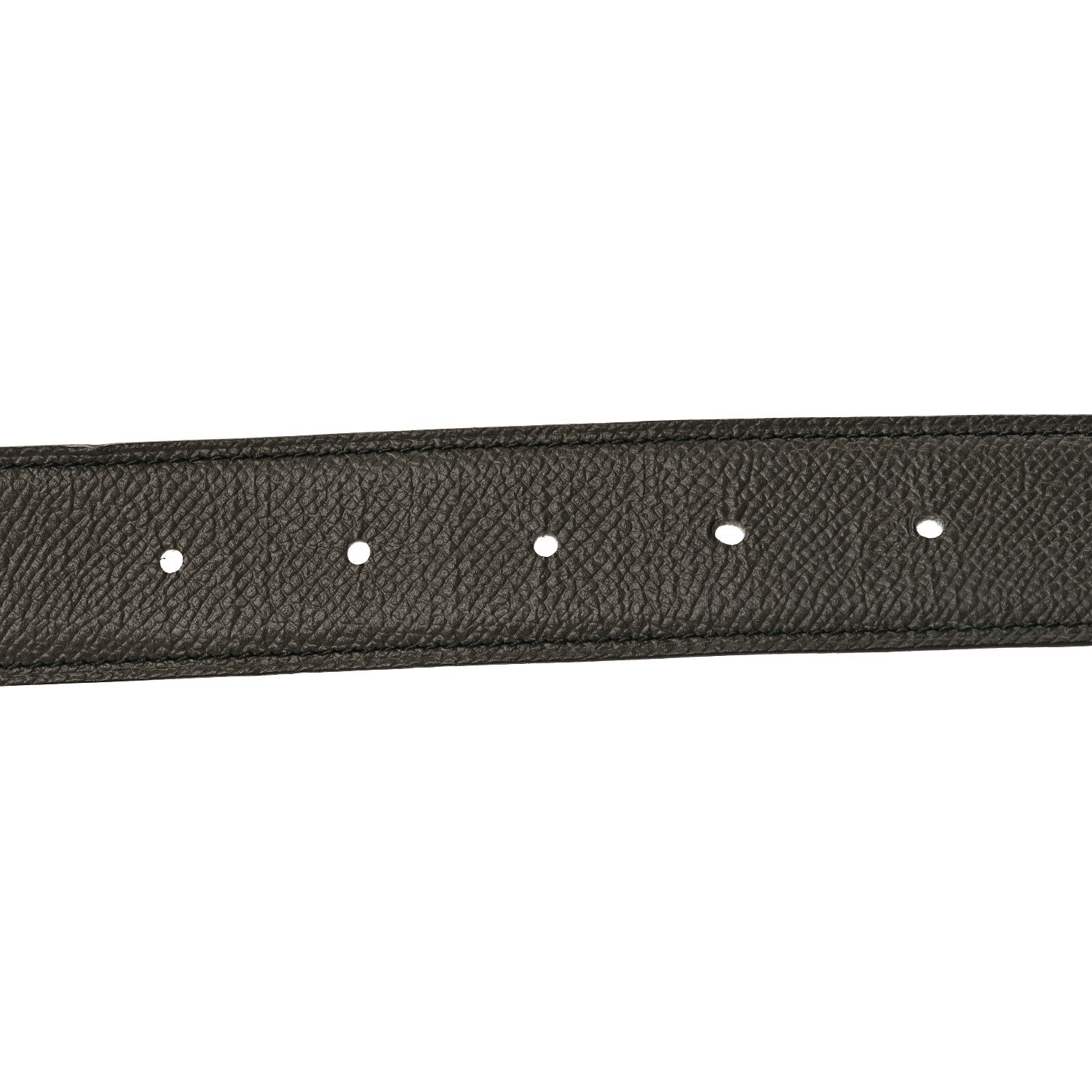 Hermes Epsom Swift 24mm Mini Constance H Belt 80 32 White Chocolate 3 of 6