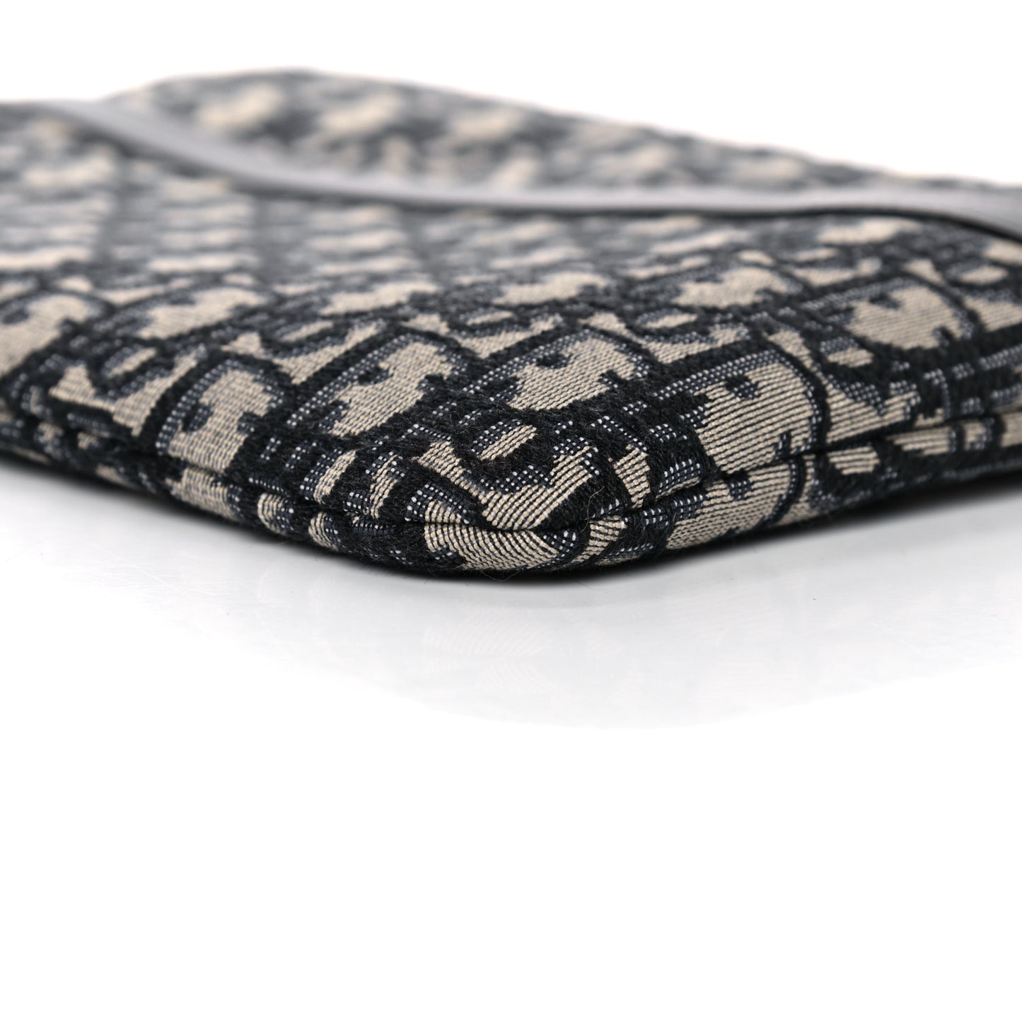 Oblique Pouch Clutch Blue