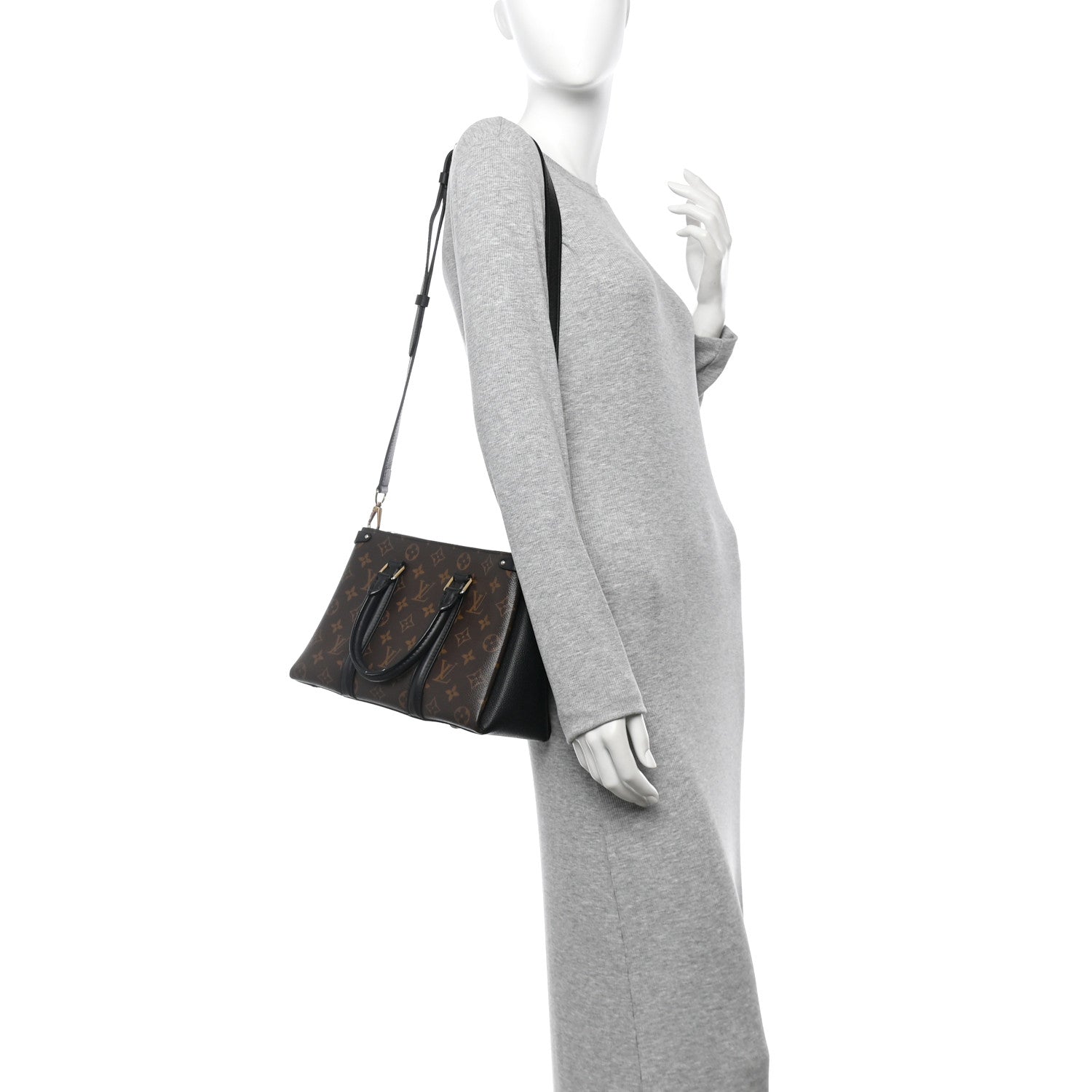 Louis Vuitton Monogram Soufflot BB Black 2 of 16
